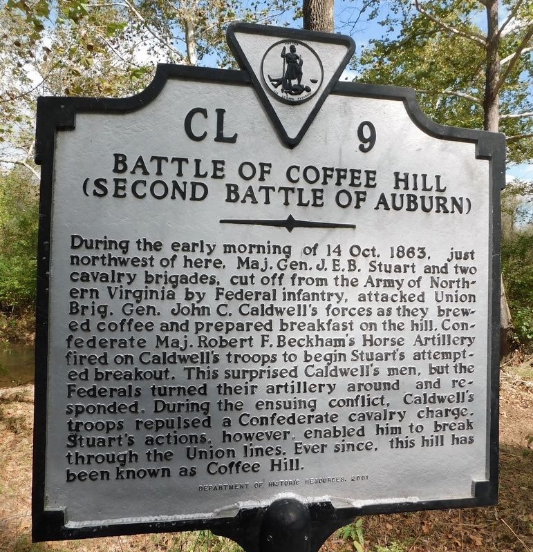 Auburn "Coffee Hill" Civil War Battlefield