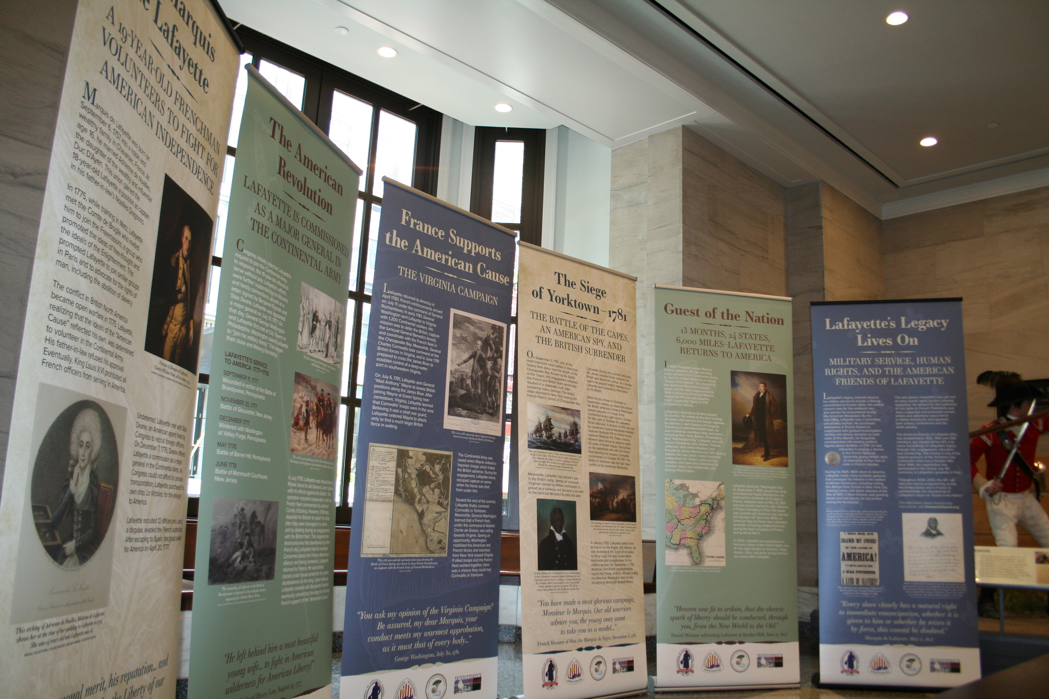 The Life and Legacy of The Marquis de Lafayette Exhibit