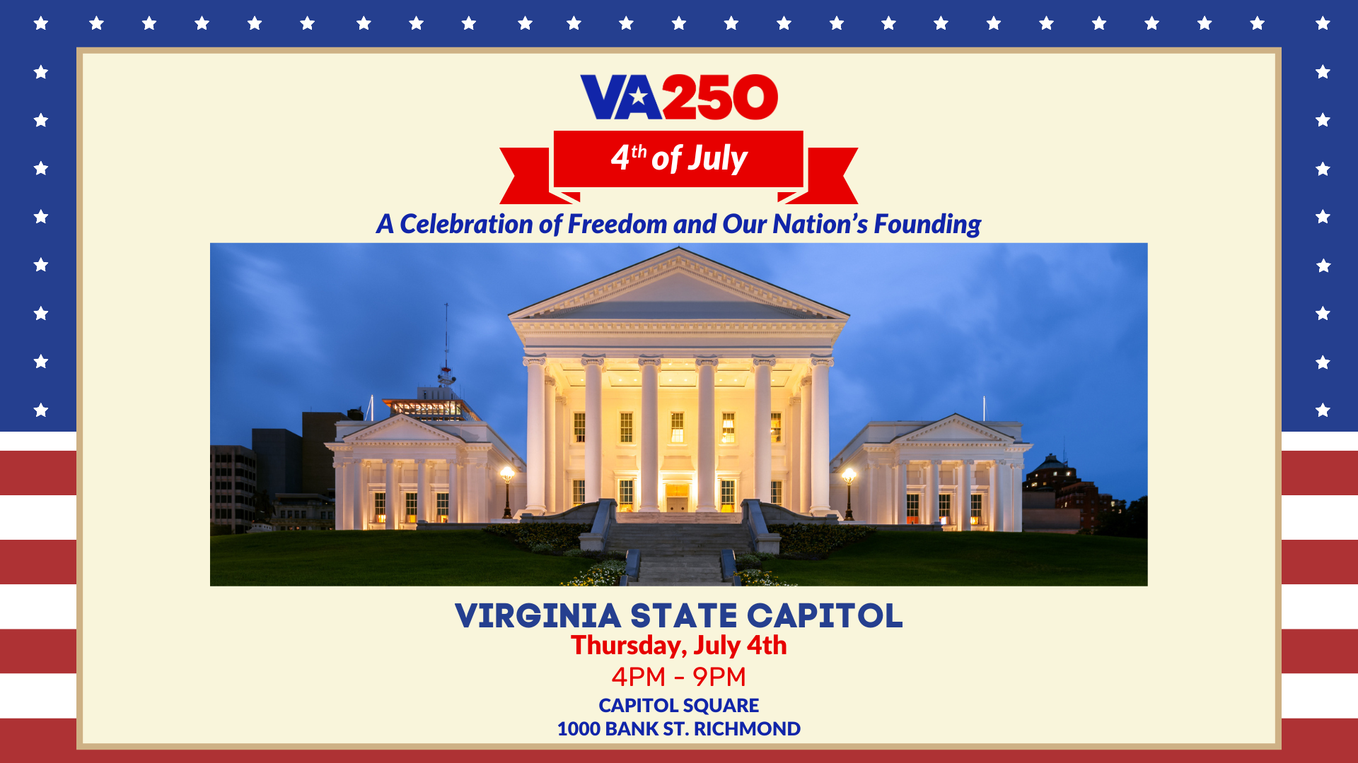 Independence Day at the Virginia State Capitol