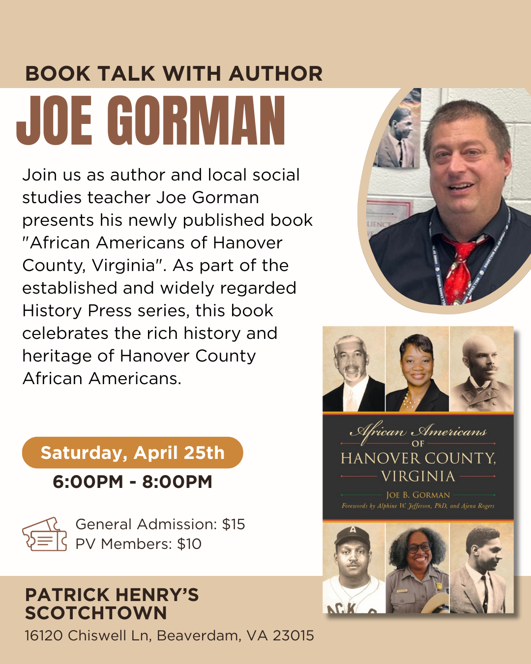 Book Talk with Joseph Gorman