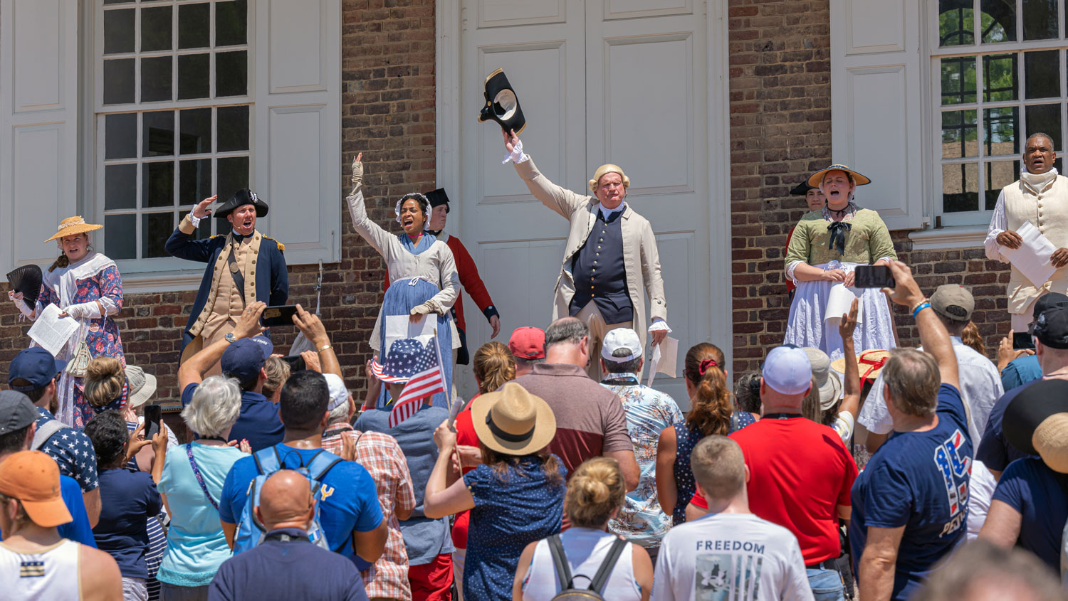 Colonial Williamsburg: Noon Reading of the Declaration