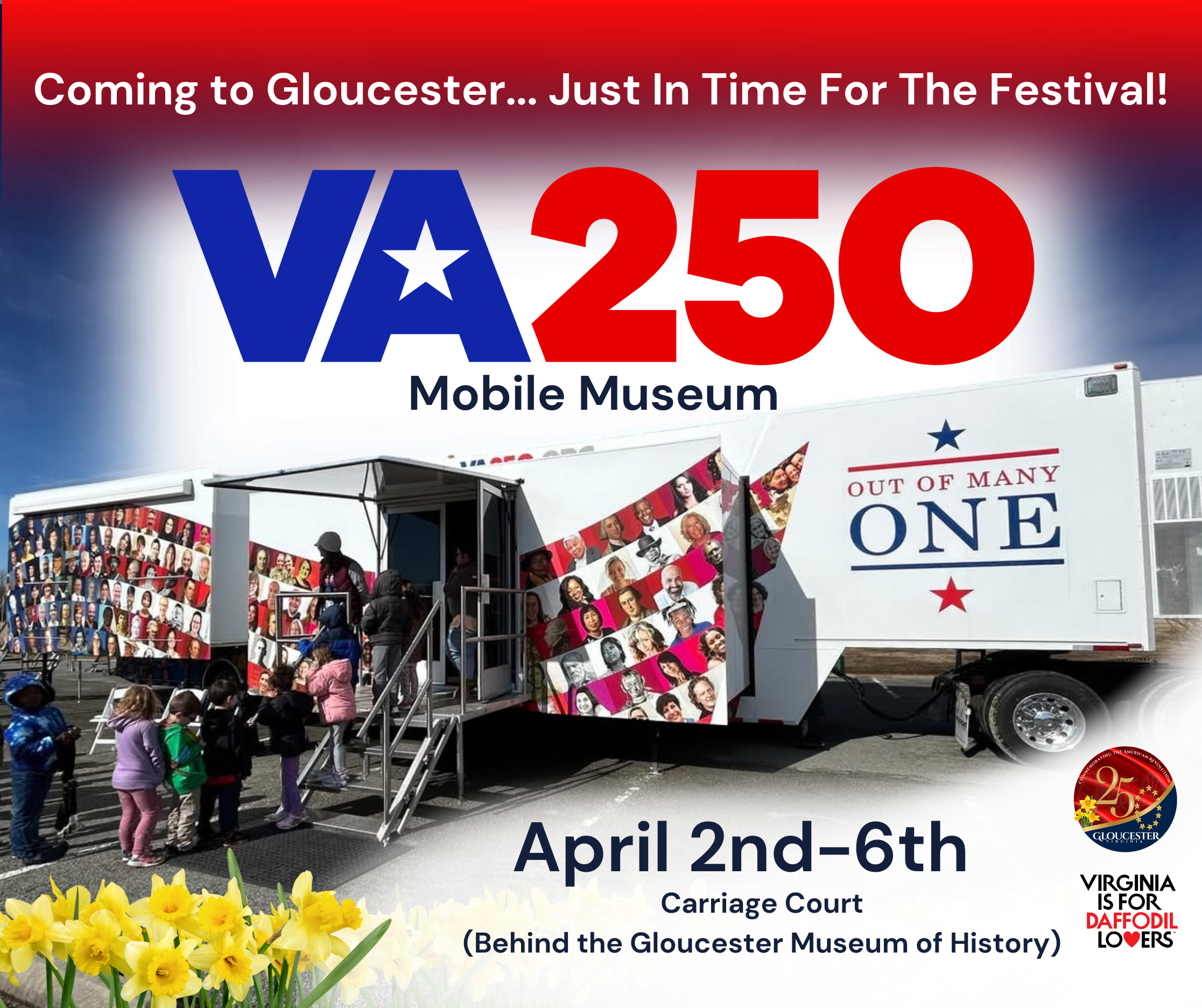 VA250 Mobile Museum Comes To Gloucester