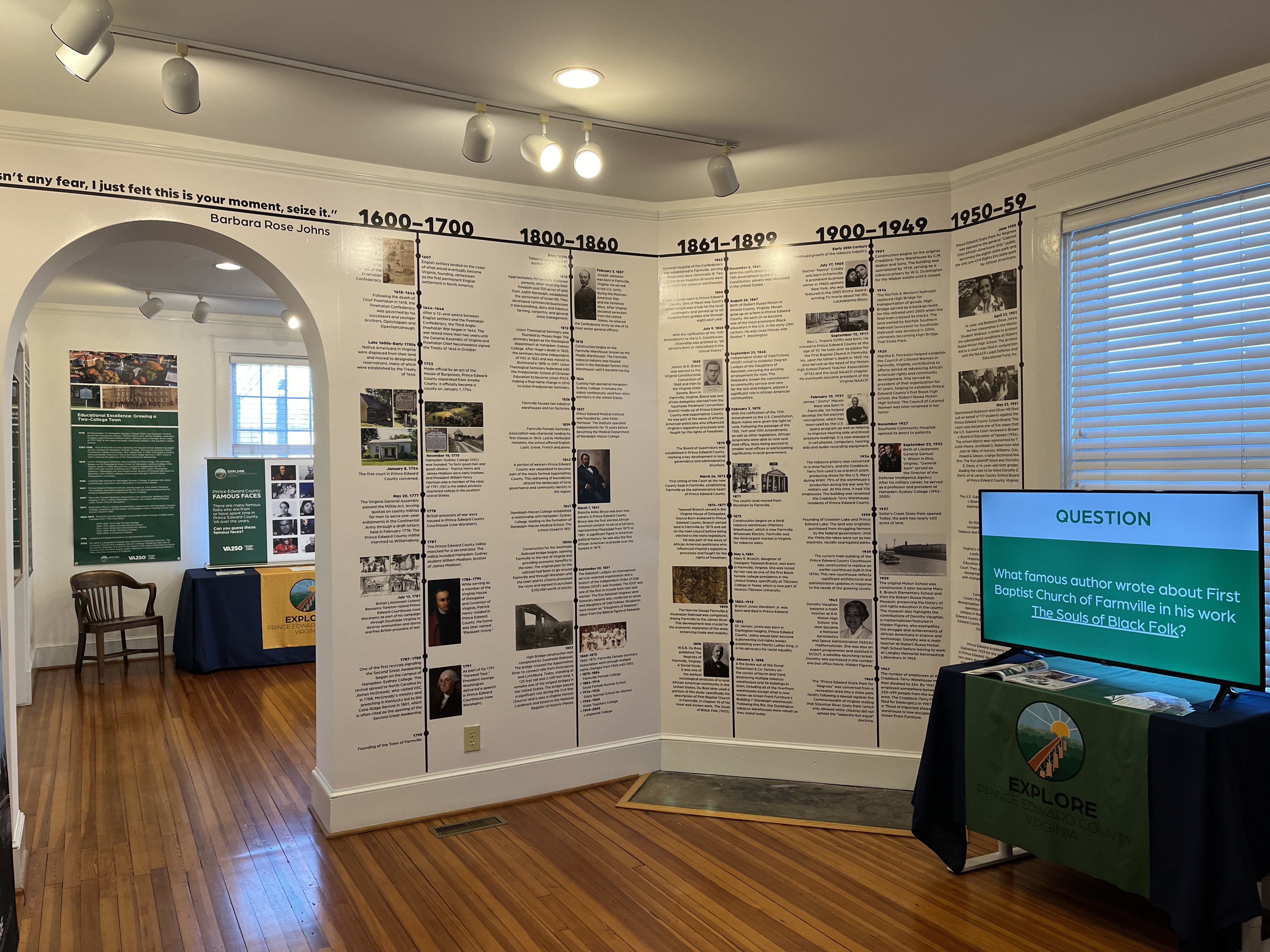 Celebrating Virginia’s History:  A Look at Prince Edward County