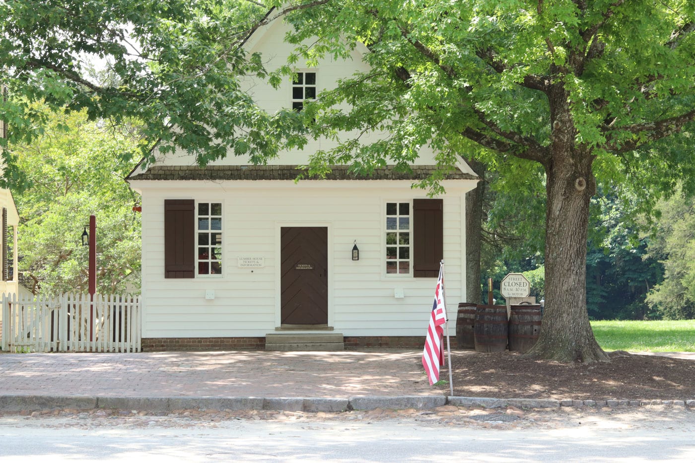 Colonial Williamsburg: July 4 at Greenhow Lumber House