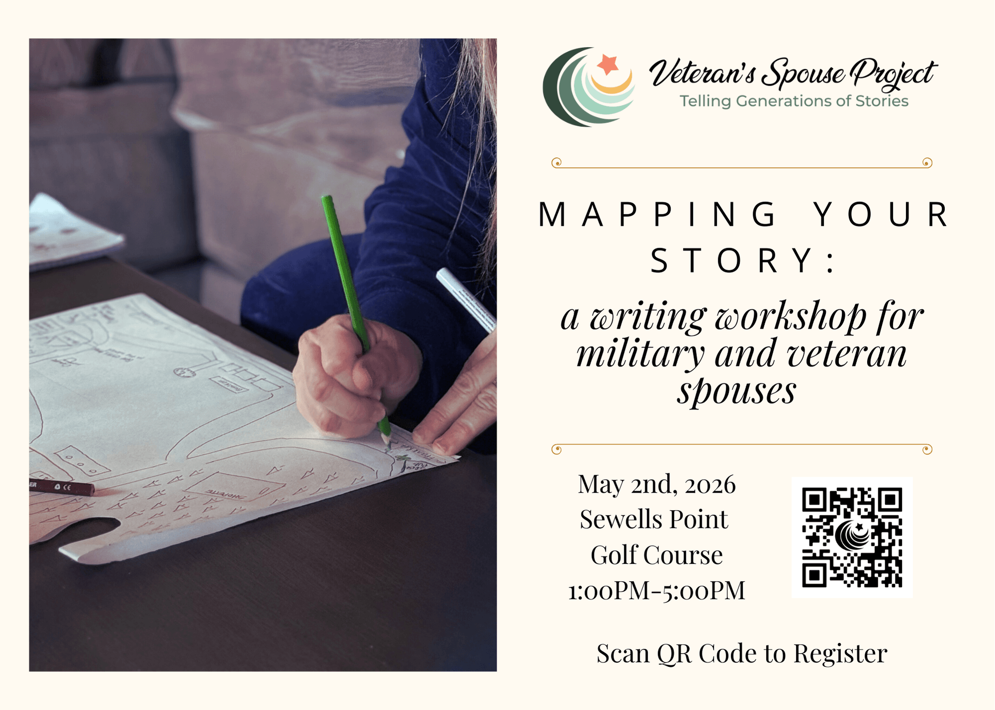 Mapping Your Story: A Writing Workshop for Military and Veteran