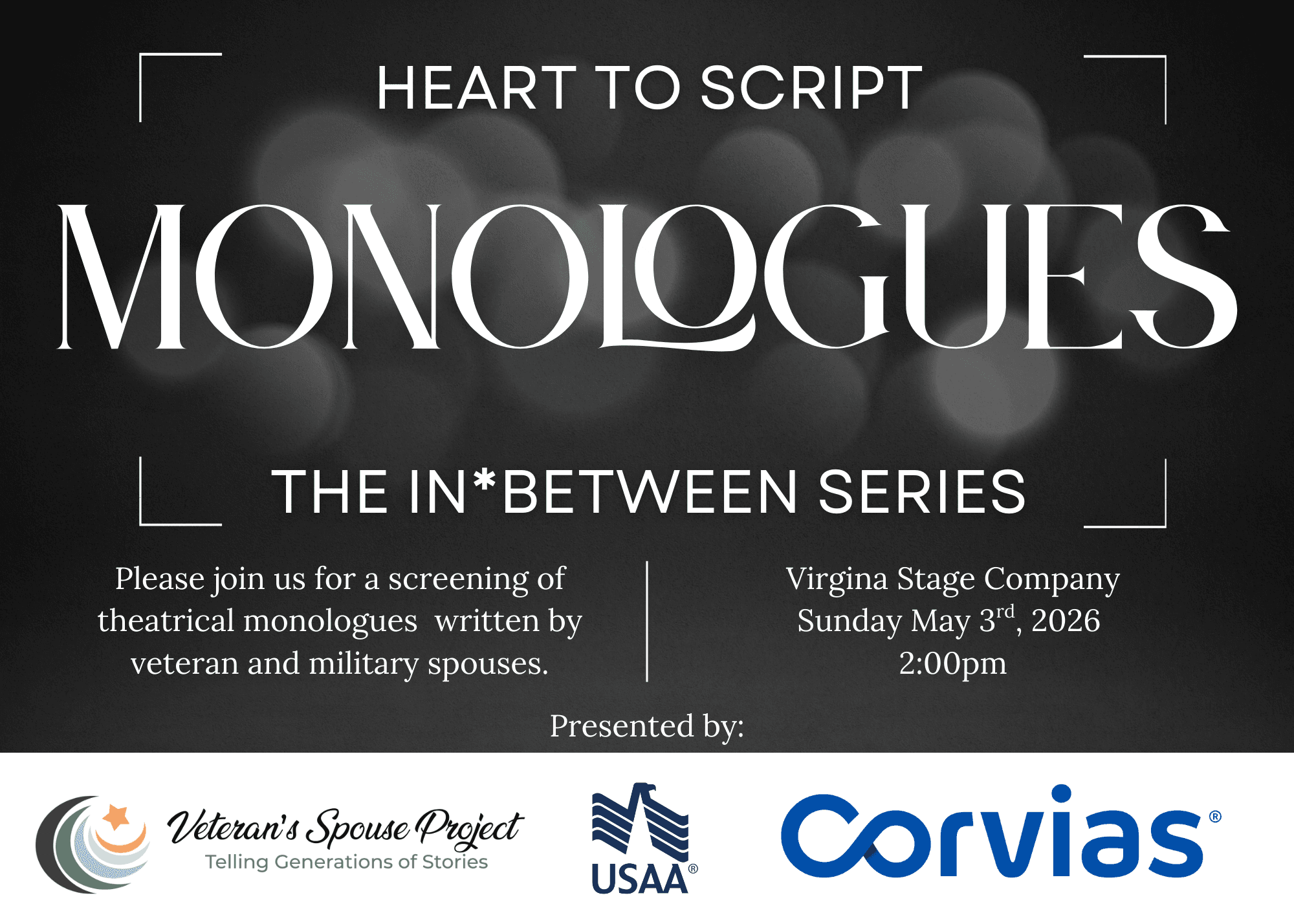 A Military Spouse Storytelling Event in Norfolk - Heart to Script: Monologues