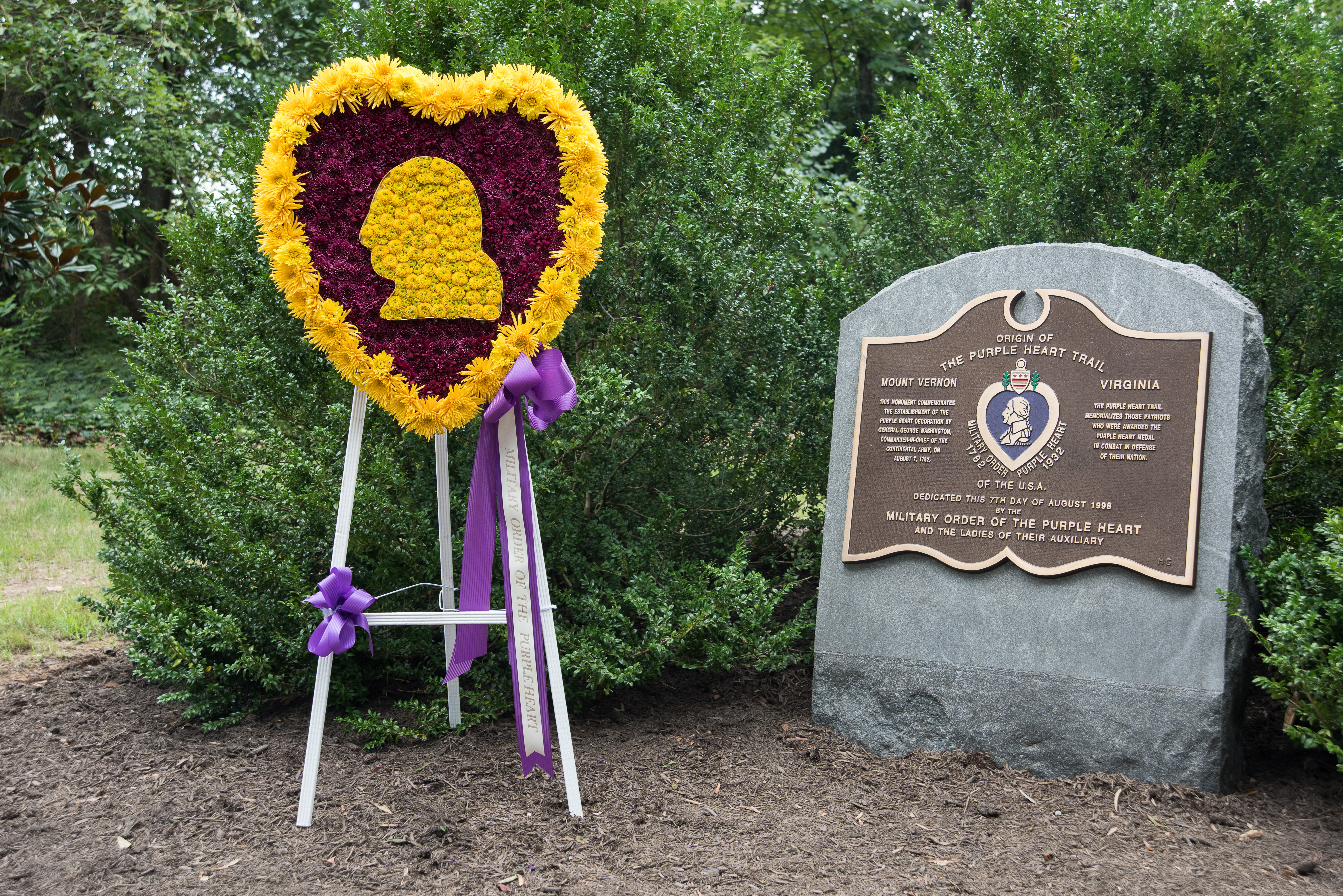Purple Heart Commemoration at George Washington