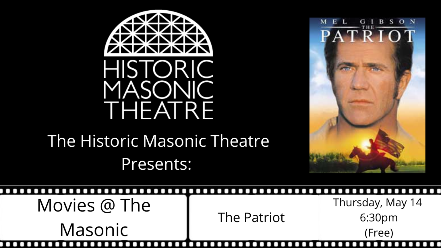 Movies @ The Masonic presenting: The Patriot