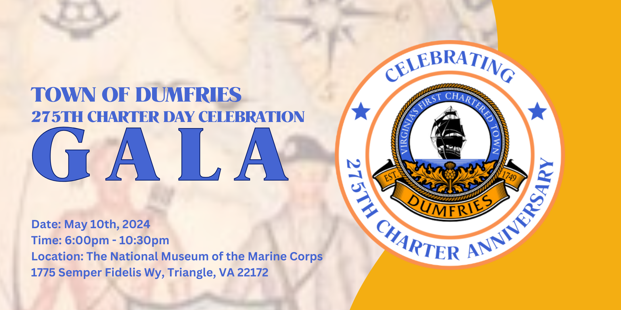 Town of Dumfries 275th Anniversary Gala
