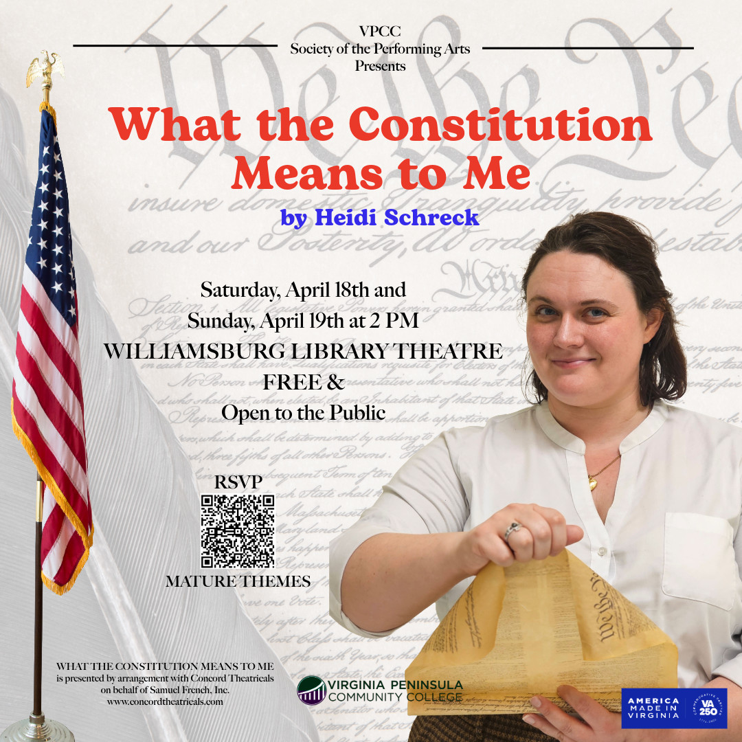 VPCC Presents... What the Constitution Means to Me by Heidi Schreck