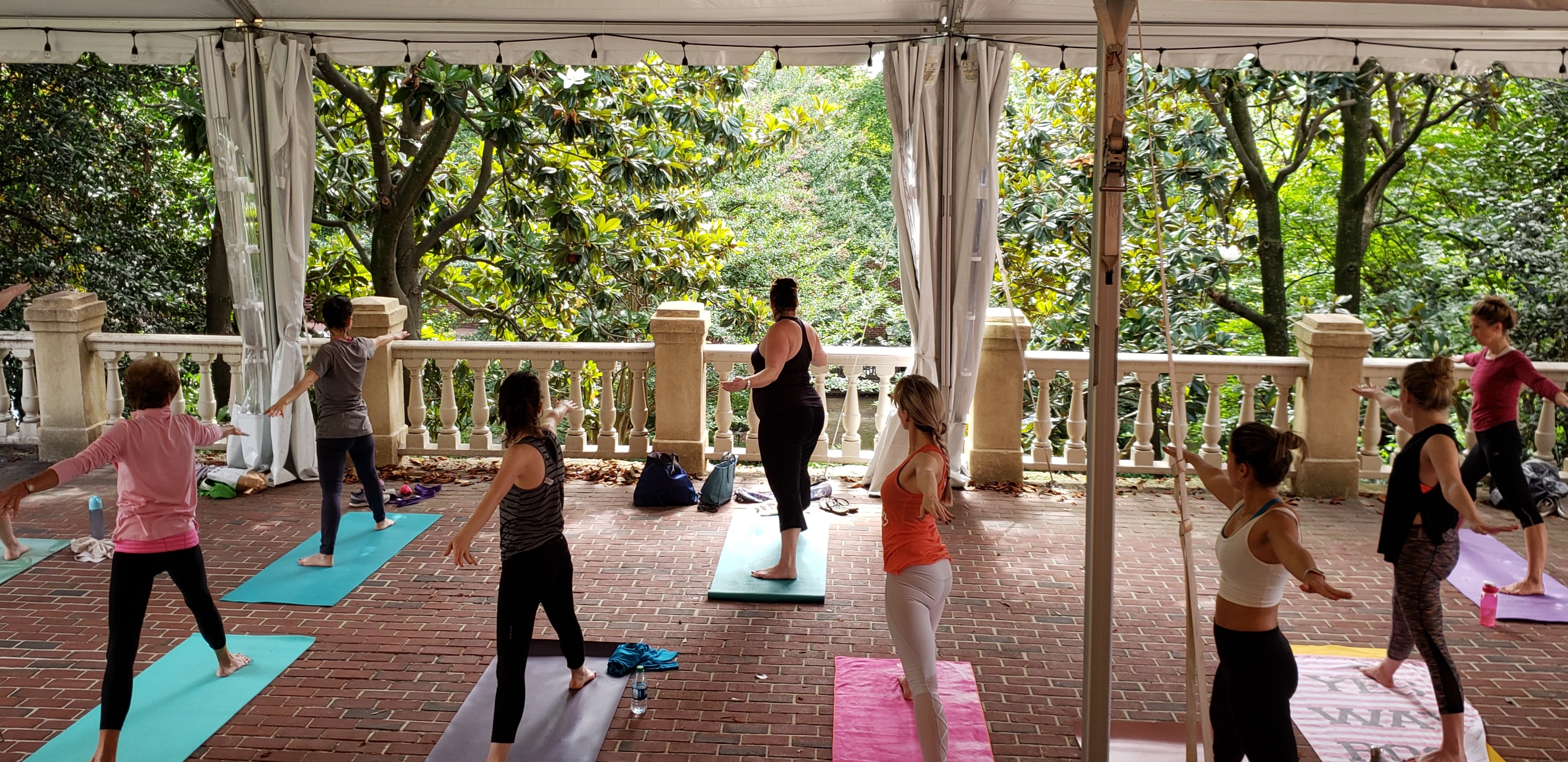 Yoga on the Magnolia Terrace