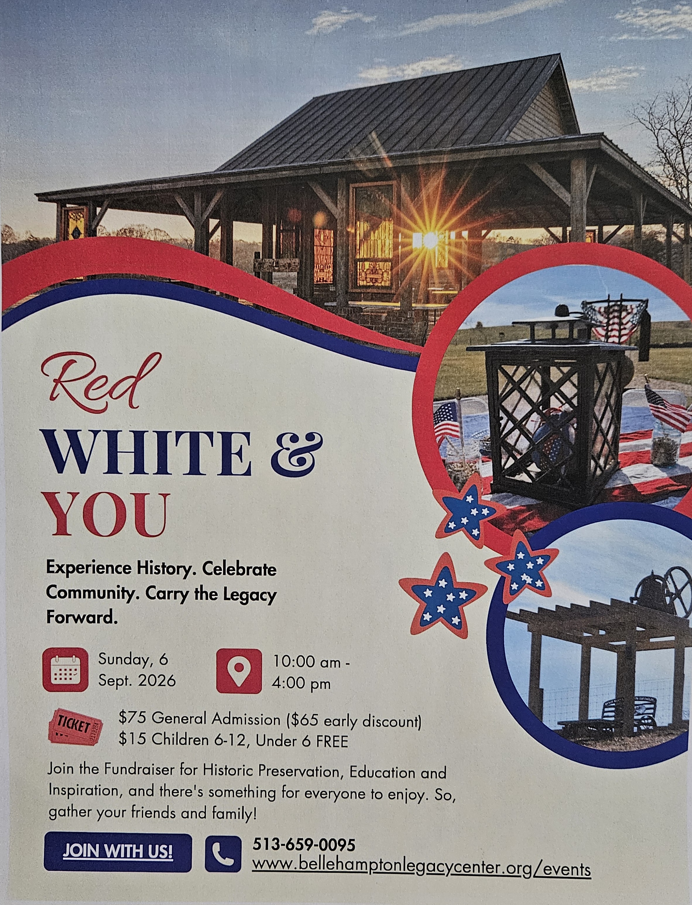 Red, White & You:  250 years of American History at Belle Hampton Farm
