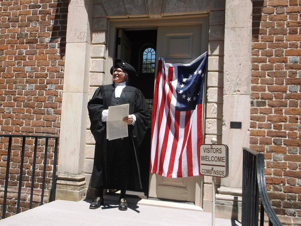 Reading of the Declaration of Independence at Historic Pohick Church