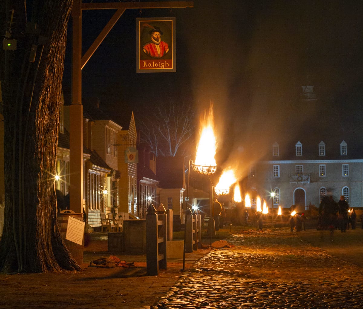 Colonial Williamsburg: Lighting of the Cressets