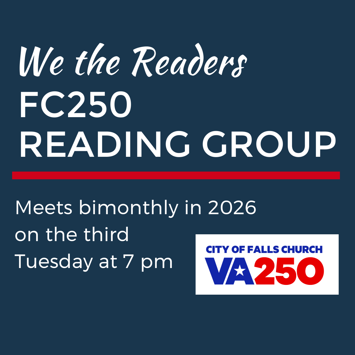 We the Readers: FC250 Reading Group