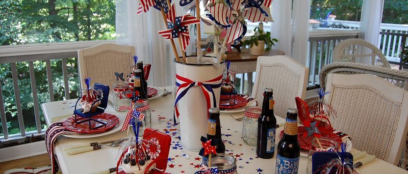 Setting A Festive Table and Yard for America's 250th