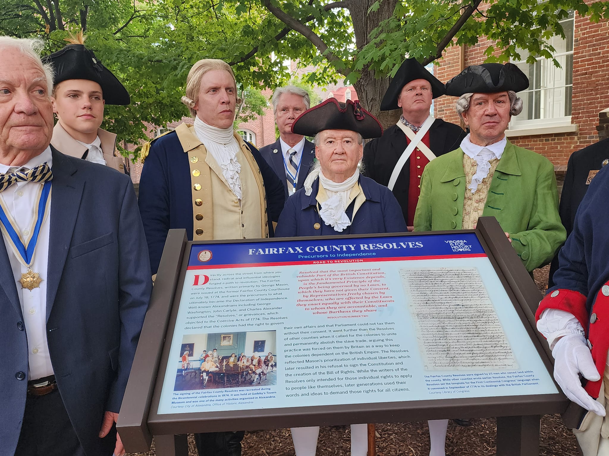 Hundreds Gather in Alexandria, Virginia for Historic 250th Anniversary of Fairfax Resolves